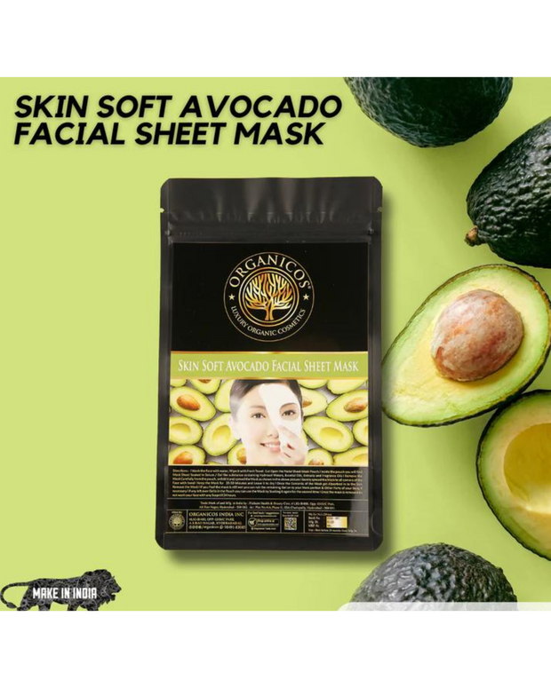 Skin Soft Avocado Facial Sheet Mask