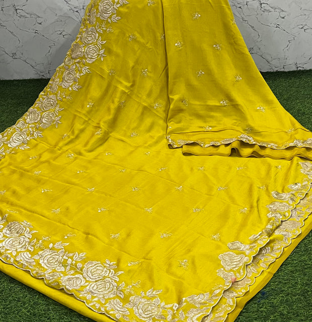 Yellow Soft Pattu 12 L5-7