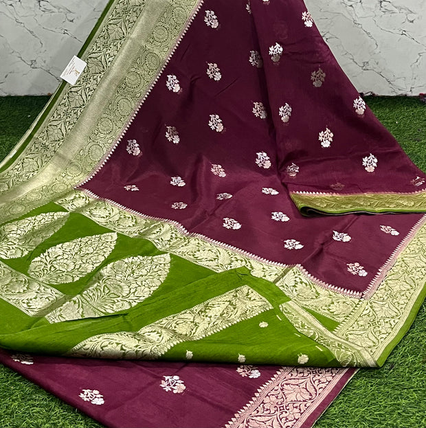 Maroon Katan Banaras 9 L5-6