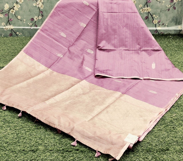 Onion Pink Khadi Jute Silk 15MAR5E