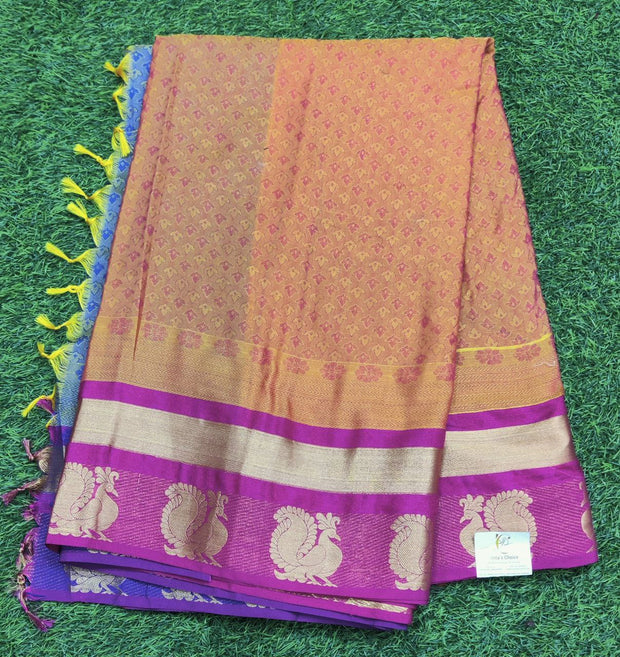 Onion Pink Handloom Banarasi 3APR4E