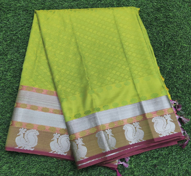 Green Handloom Banarasi 3APR6E