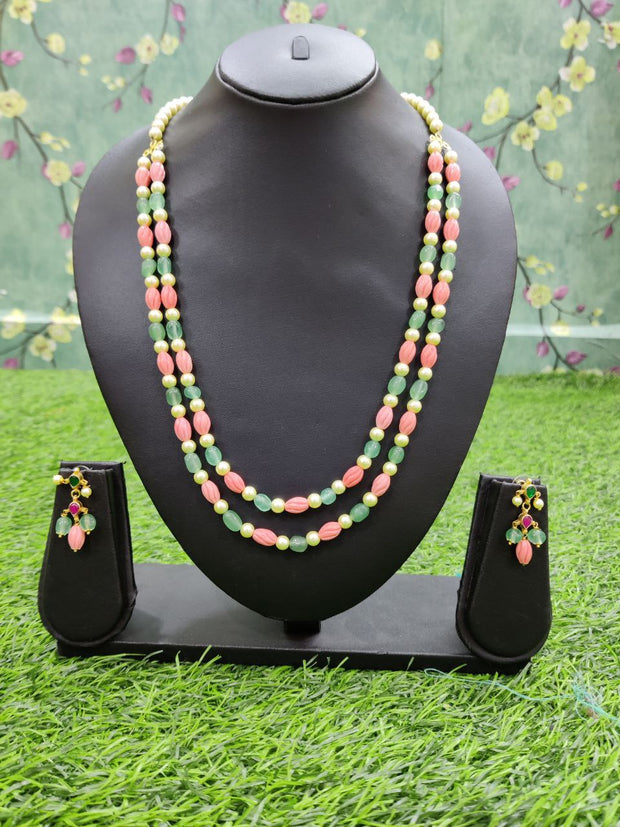 Green Jewellery Set 7APR3E