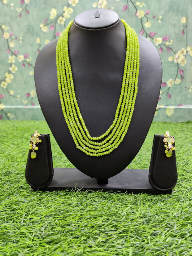 Light Green Jewellery Set 7APR4E