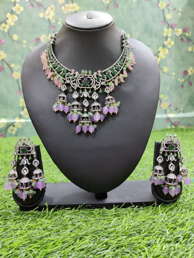 Lavender Jewellery Set 7APR7E