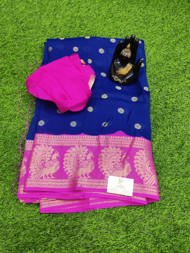 Blue Kadi Georgette 25APR4