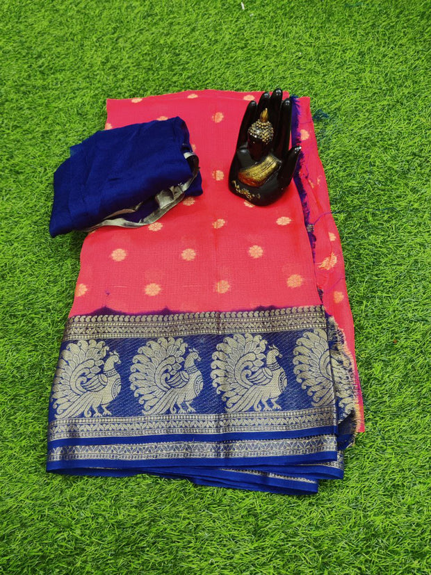 Pink Kadi Georgette 25APR7