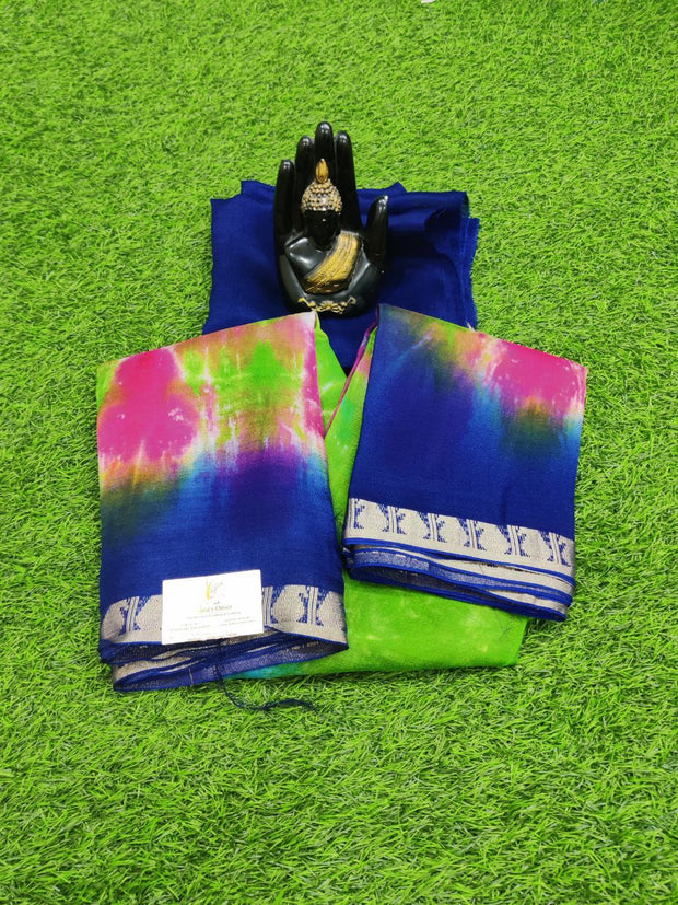 Blue Kadi Georgette 25APR13