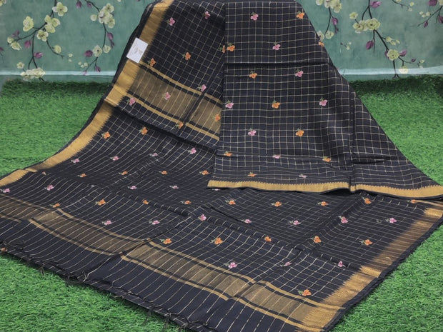 Black Handloom Mangalagiri 5MAY1E