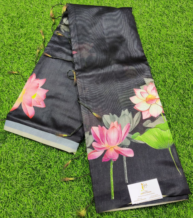 Black Tussar Silk 12Jun1