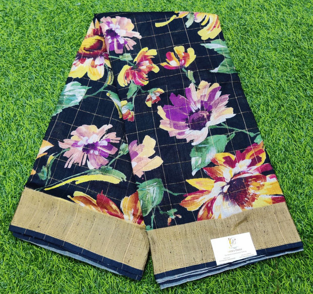 Black Pure Tussar 12Jun13