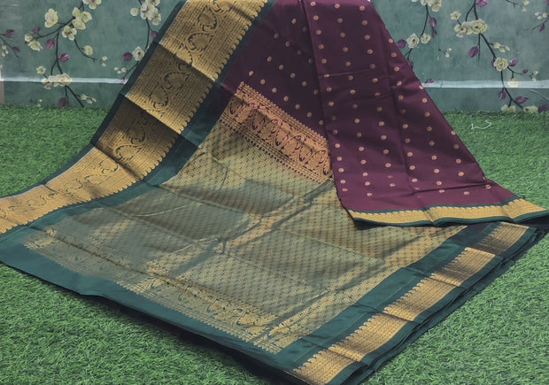 Brown Handloom Pattu 24FEB1