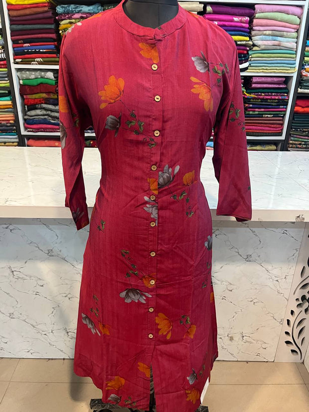 Kempu Maroon Top 16 D5-8E