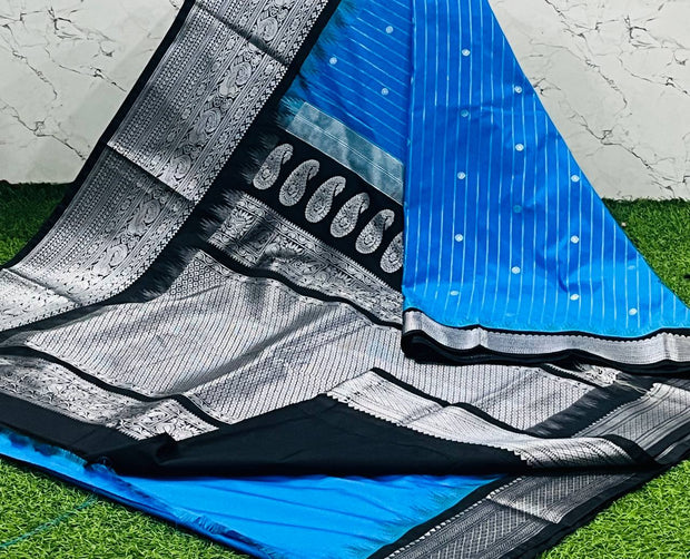 CS Blue Handloom Gadwal 23 G5-3