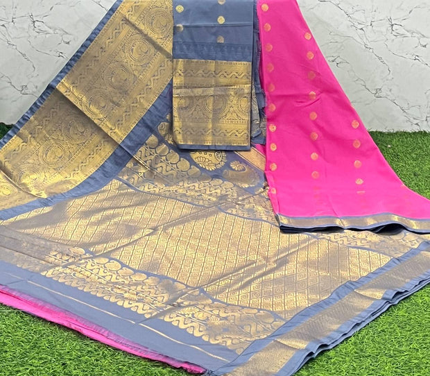 Pink Handloom Gadwal 23 G5-10
