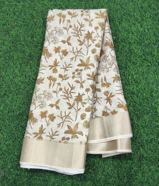 Cream Bagalpur Tussar 17 D5-7E