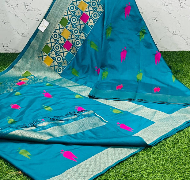 Rama Green Meena Pattu 25 G5-2