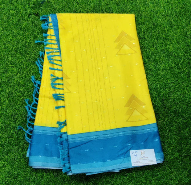 Yellow Malai Tussar 21 D5-7E