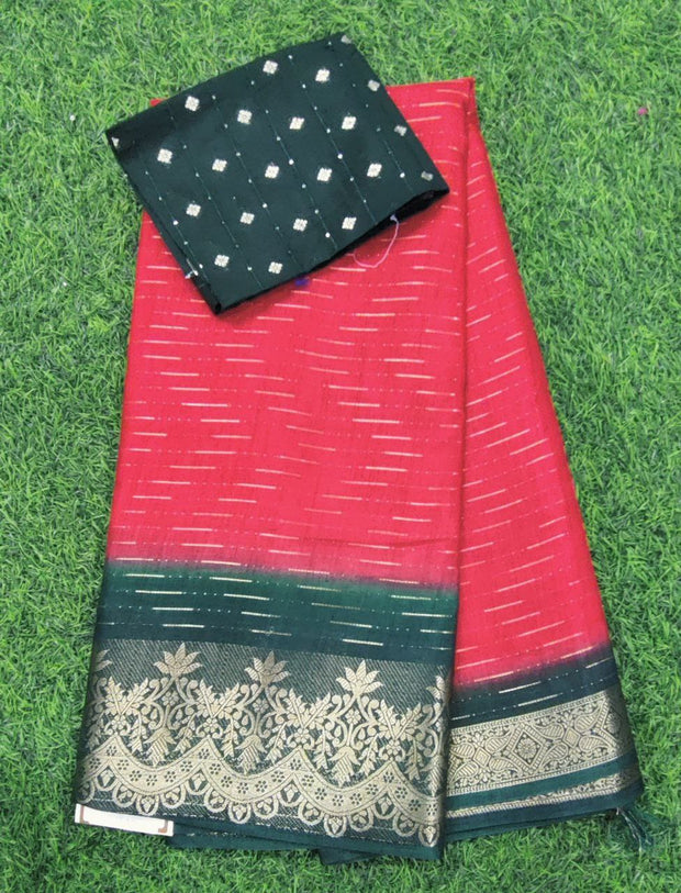 Red Mysore Crepe 22 D5-6E