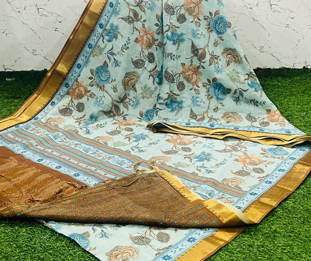 Blue Chanderi 31 G5-11