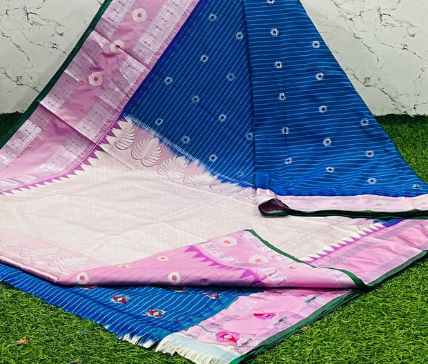 Blue Handloom Gadwal 1 H5-11