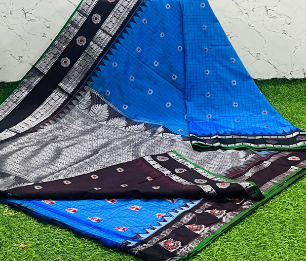 Blue Handloom Gadwal 1 H5-10