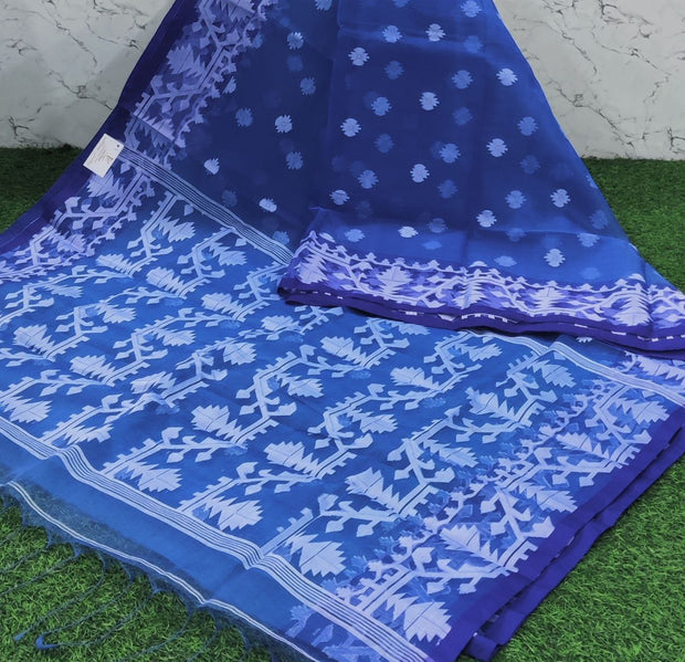 Blue Jamdani 27 D5-15