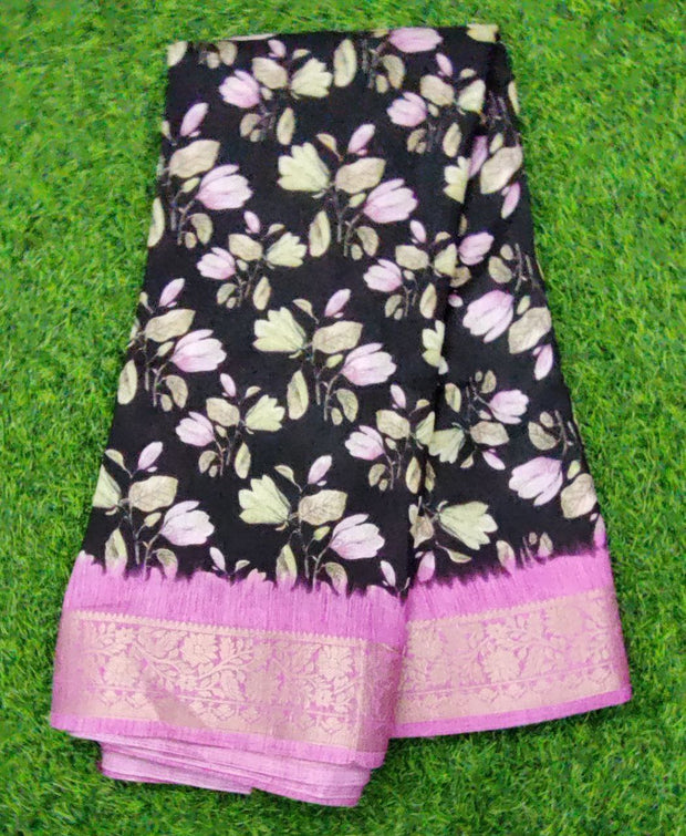 Black-Pink Binny Crepe 28 D5-9E