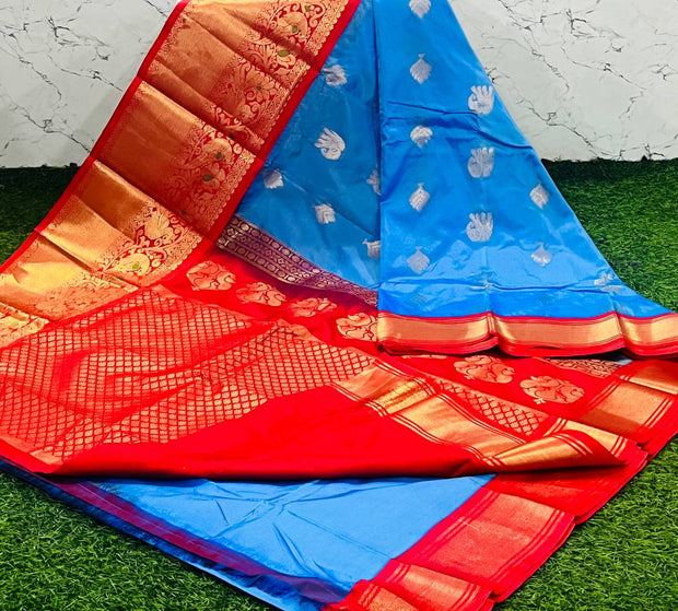 Blue Kanchi Pattu 4 H5-8