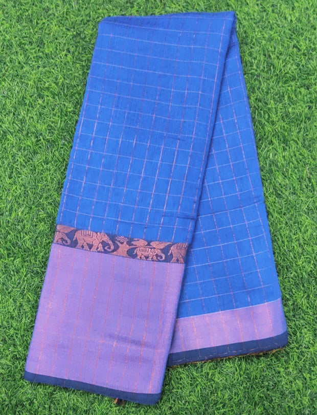 Blue Mangalgiri Handloom 29 D5-6E