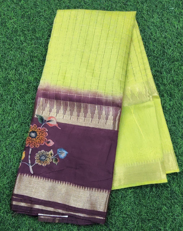 Yellow Mangalgiri Handloom 29 D5-3E
