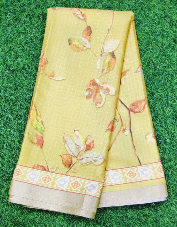 Yellow Bagalpur Tussar 30 D5-3E