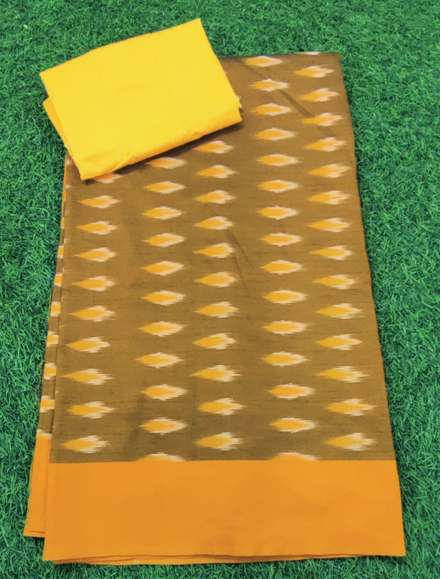 Mustard Ikkat Handloom 13 E5-6E