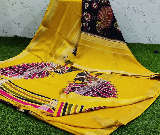 Yellow Mysore Crepe 17 E5-13