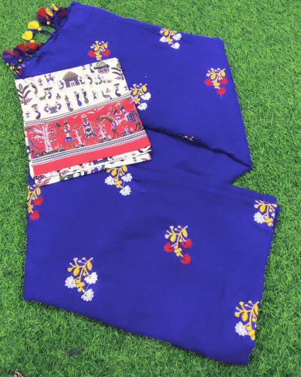 Blue Khadi Cotton 17 E5-18E