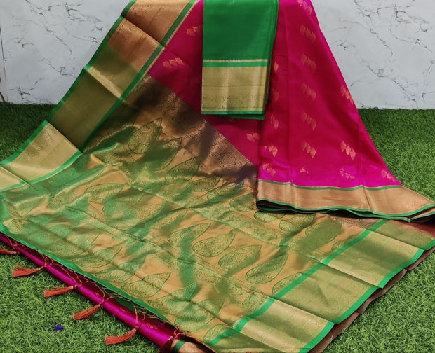 Rani Pink Mashroom Pattu 18 E5-1