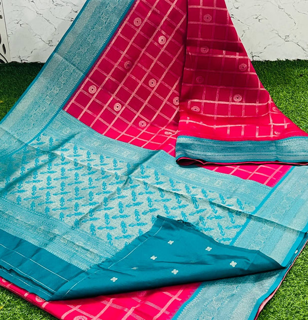 Rani Pink Kora Banaras 22 H5-7