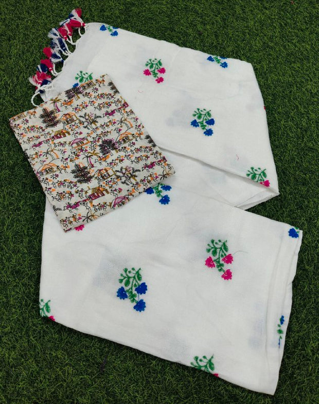 White Khadi Cotton 17 E5-4E