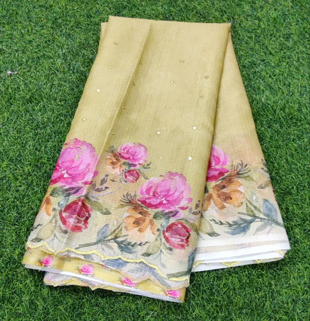 Yellow Digital Silk Kota 19 E5-1E