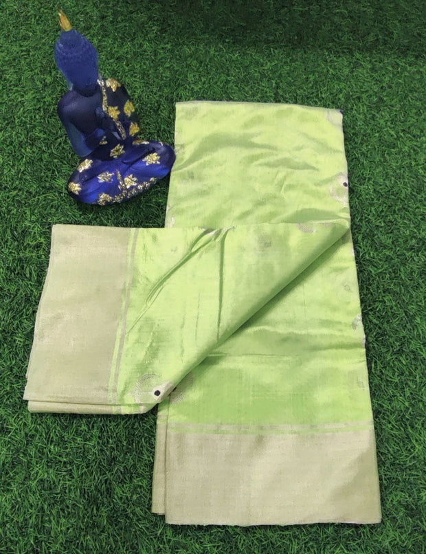 Light Green Chanderi Pattu 21 E5-9