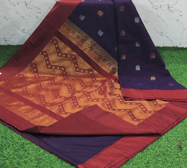 Brown Handloom Gadwal 23 E5-9