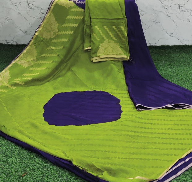 Purple Kadhi Georgette 24 E5-15