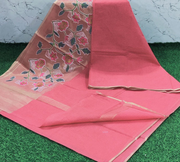 Tomato Pink Kota Embroidery 25 E5-14