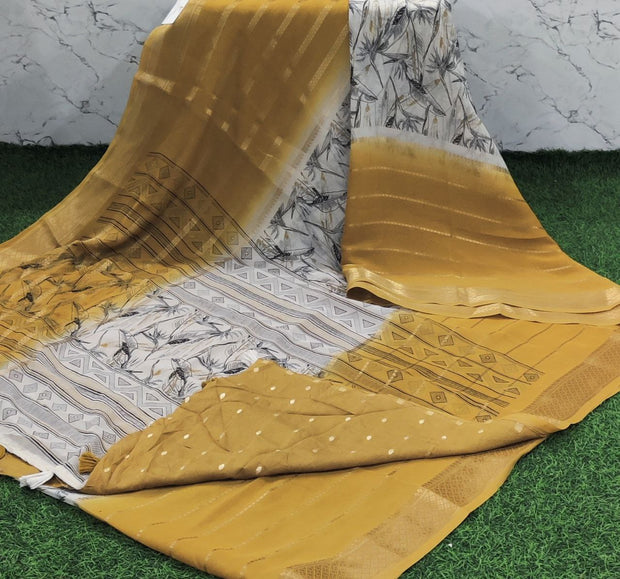 Yellow Mysore Crepe 25 E5-3