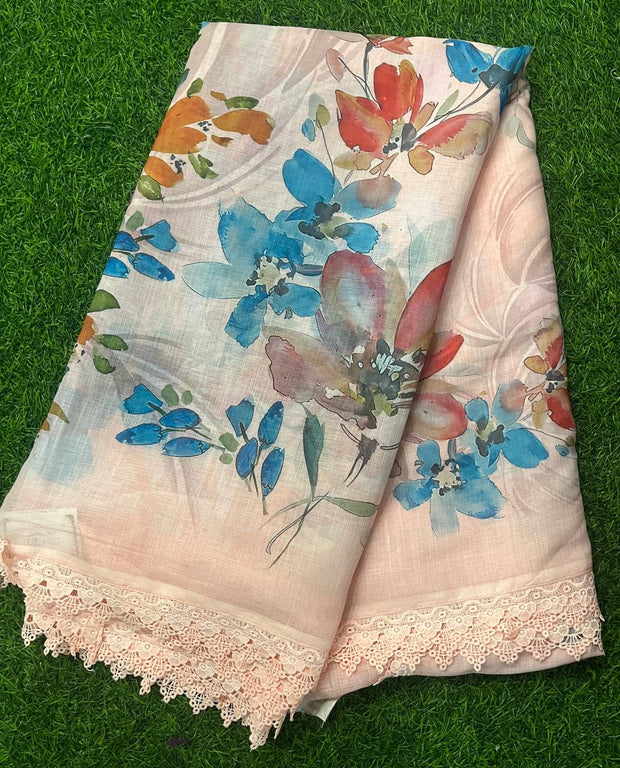 Peach Pure Linen 24 E5-4E