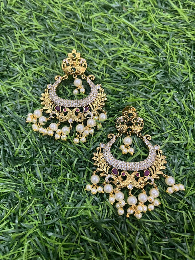 White Earrings 27 E5-9E
