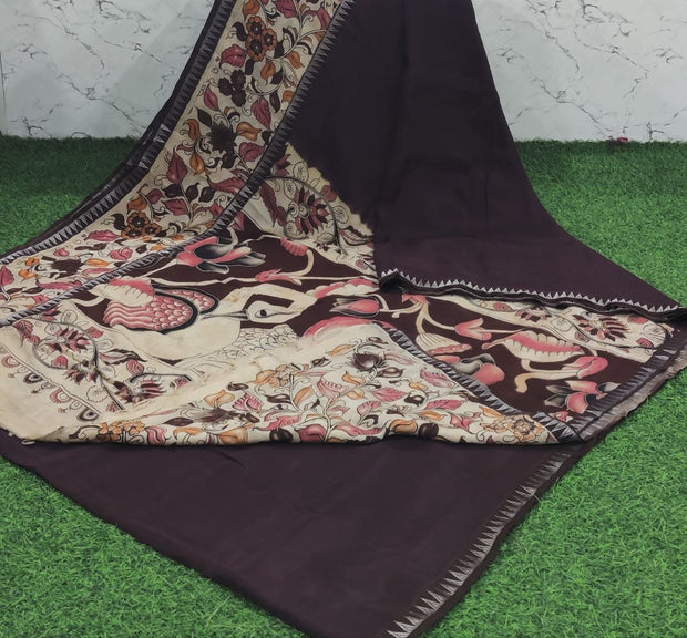 Brown Pichwai Mangalgiri Handloom 31 E5-4