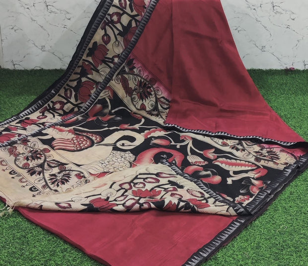 Red Pichwai Mangalgiri Handloom 31 E5-2