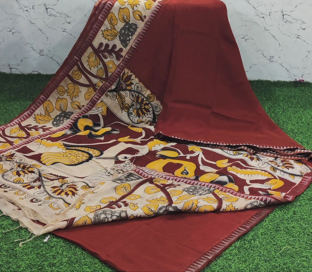 Rust Pichwai Mangalgiri Handloom 31 E5-5