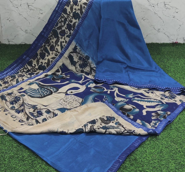Blue Pichwai Mangalgiri Handloom 31 E5-6